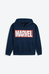 Boys Blue MARVEL Hoodie  ( Fleece)